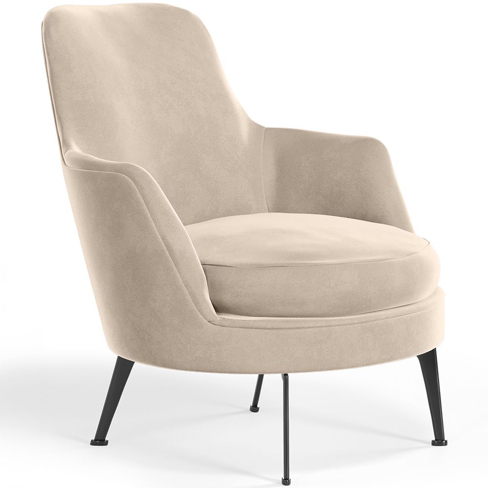 Poltrona di Design Rivestita in Velluto Stile Contemporaneo - Hanneh image 8