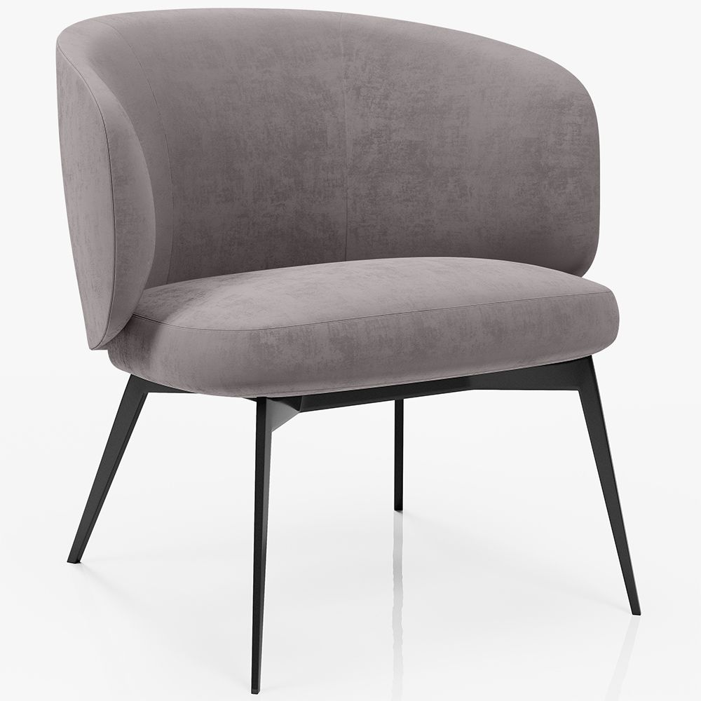 Poltrona di Design Curvo Imbottita Stile Contemporaneo - Opreh image 8