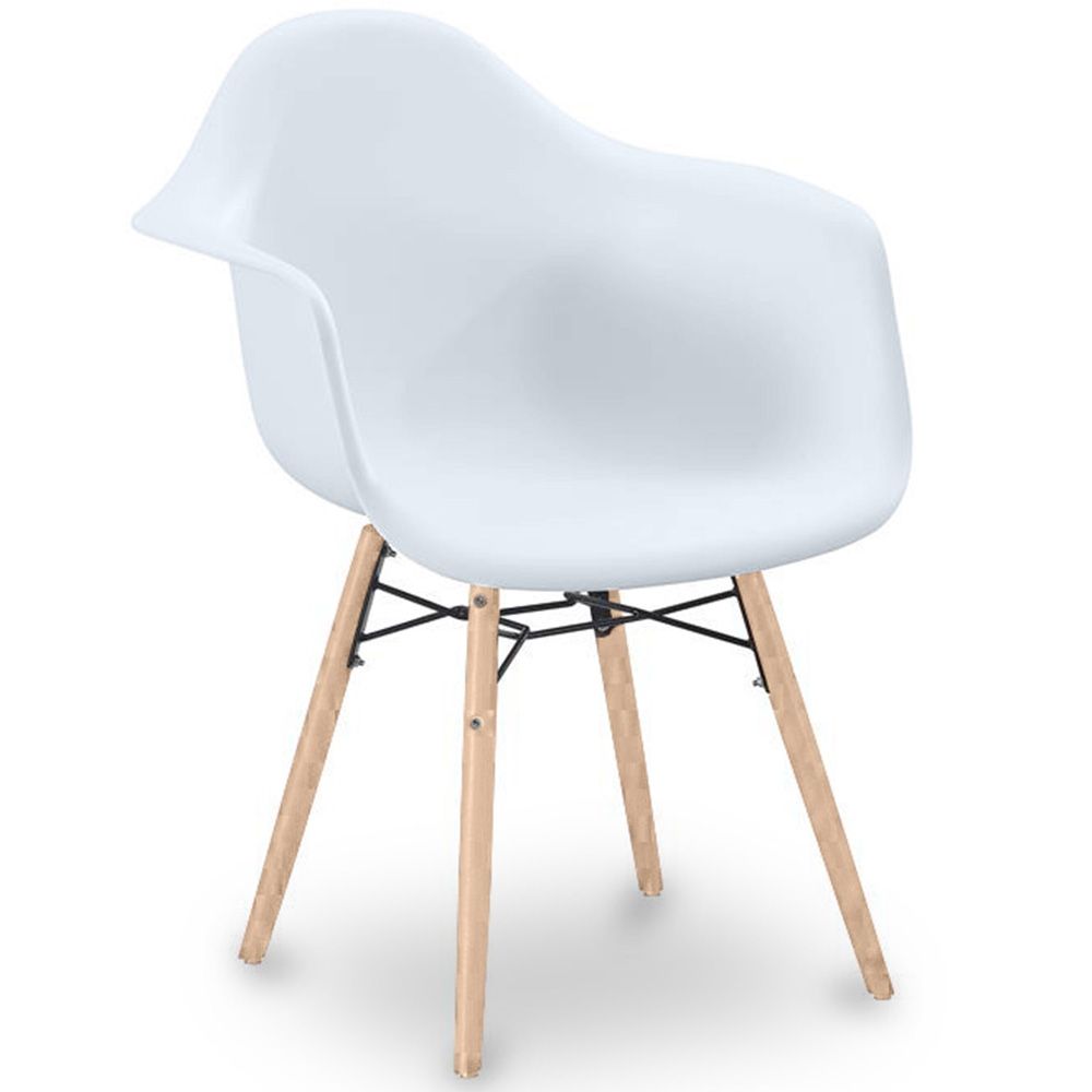 Sedia da Pranzo Design Scandinavo - Gambe in Legno - Nordika image 8