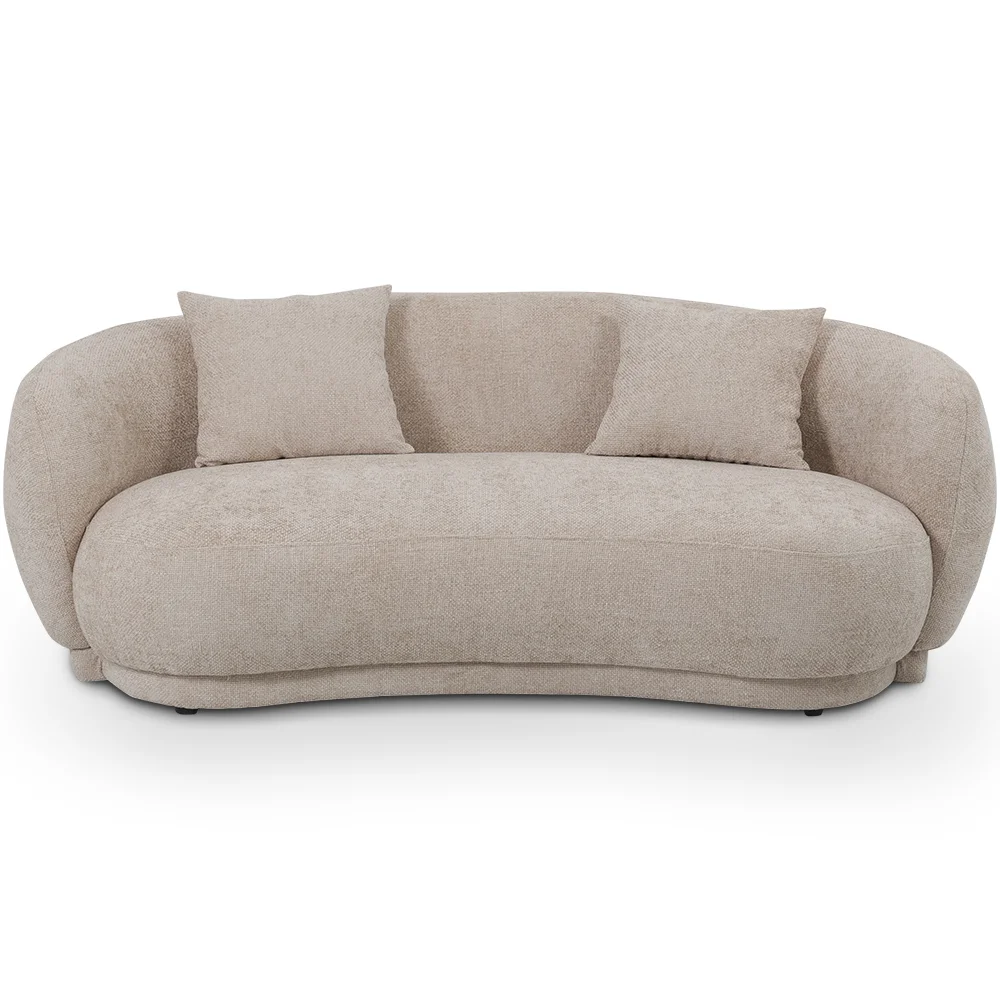 Divano Curvo di Design Stile Contemporaneo Rivestito in Chenille - Curvy image 8