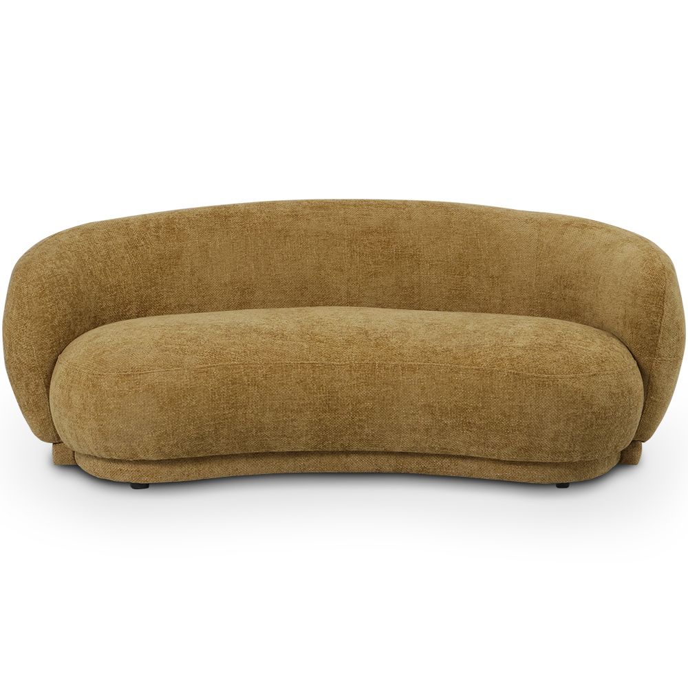 Divano Curvo di Design Stile Contemporaneo Rivestito in Chenille - Curvy image 8