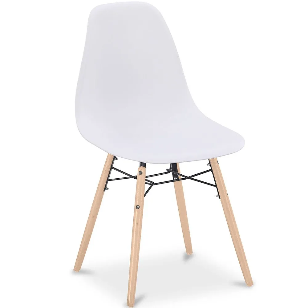 Sedia da Pranzo - Design Scandinavo - Gambe in Legno - Skögur image 8