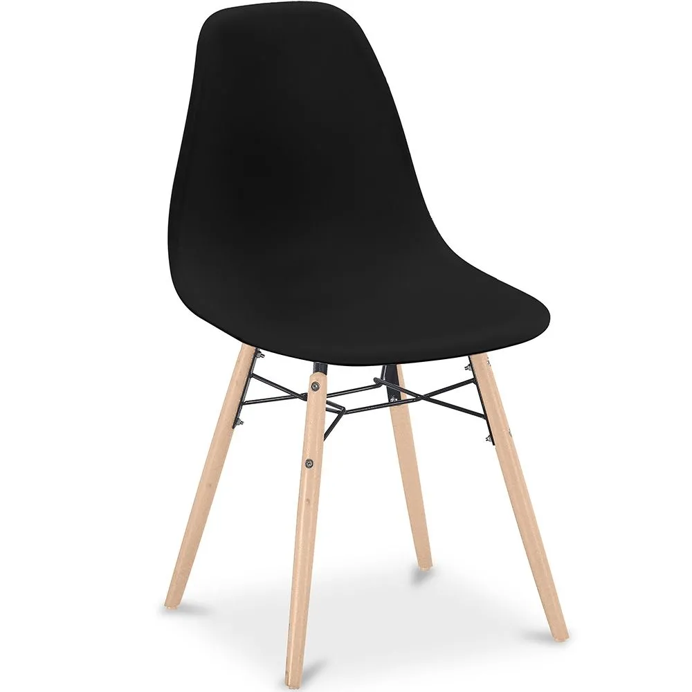Sedia da Pranzo - Design Scandinavo - Gambe in Legno - Skögur image 8