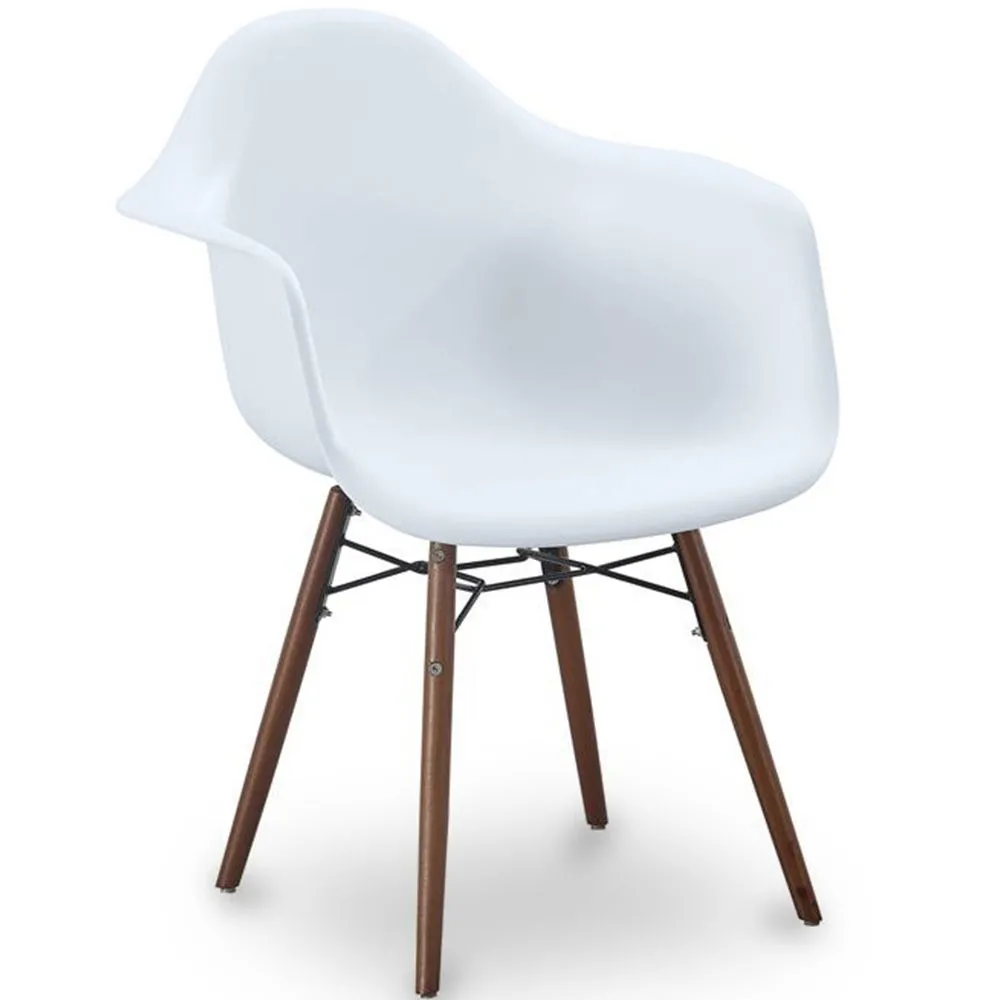 Sedie da Pranzo - Design Scandinavo - Gambe in Legno Scuro - Nordika image 8