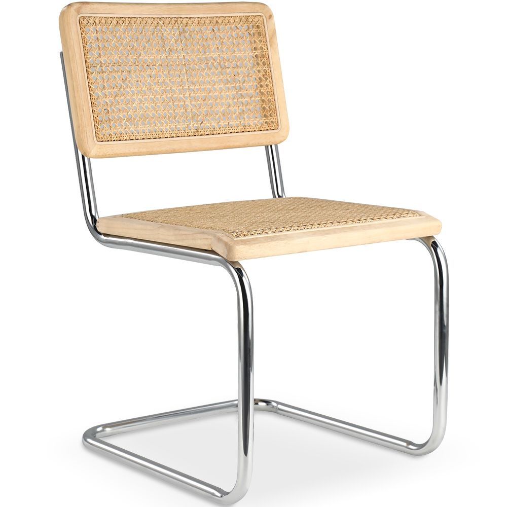 Sedia da Pranzo - Design Vintage - Legno e Rattan - Nuova Edizione - Bruna image 8