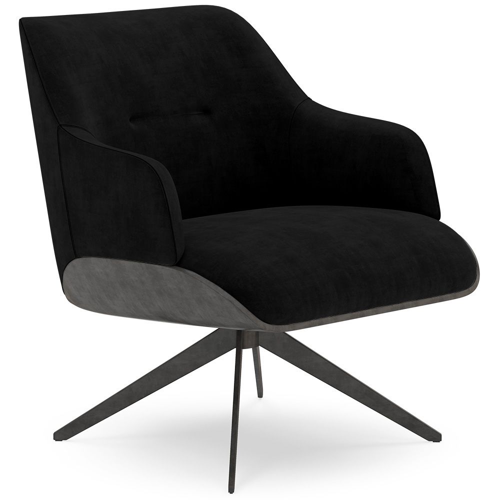 Poltrona Moderna Imbottita Stile Mid-Century - Clark image 8