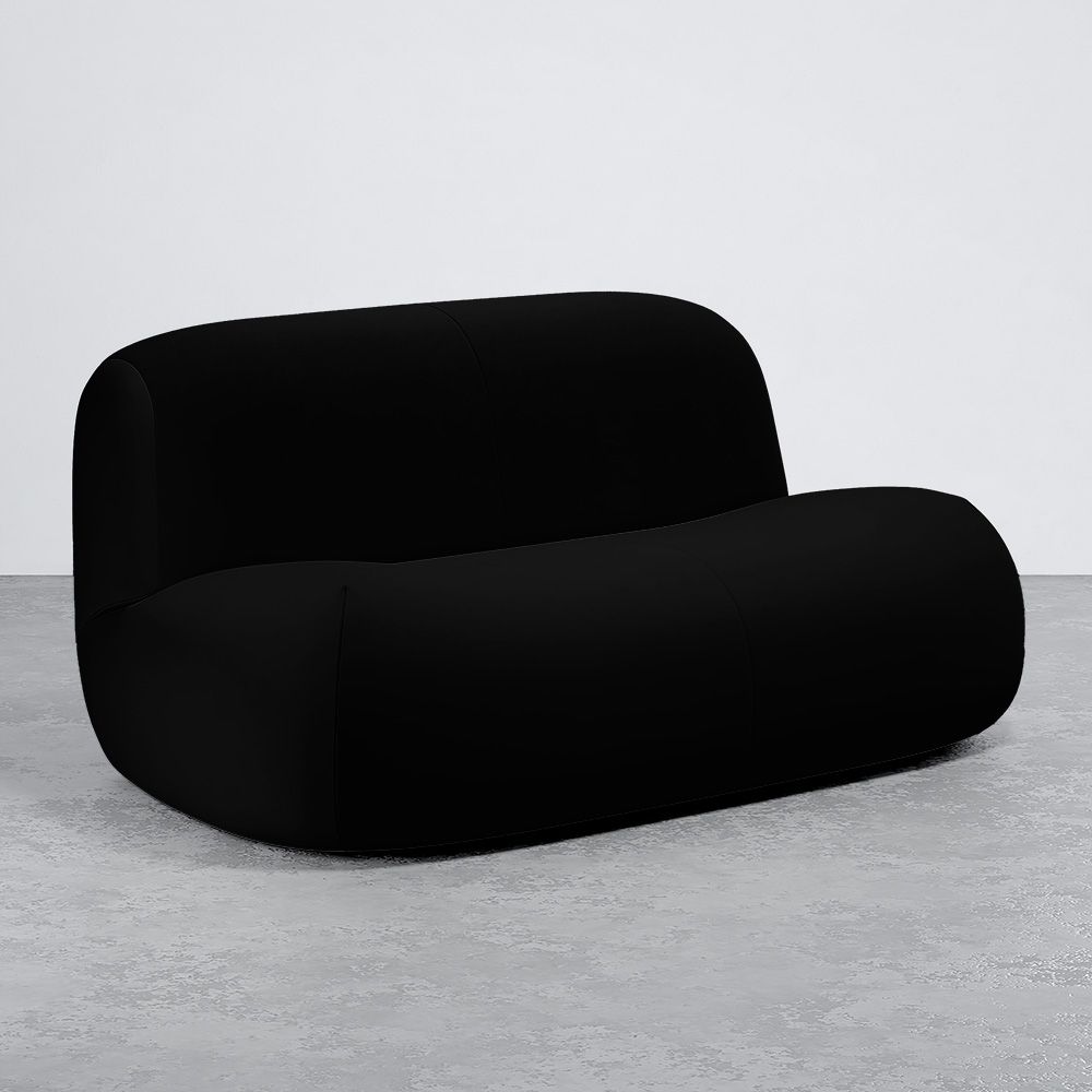 Divano Moderno Minimalista a Design Curvo Imbottito in Velluto - Comfort e Stile Contemporaneo - Büba image 8