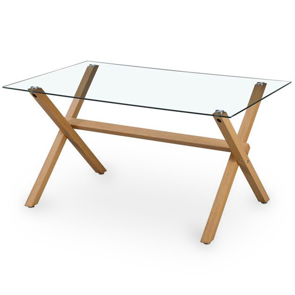 Tavolo da Pranzo Rettangolare - Design Scandinavo - 6 Posti - Tesfa image 8