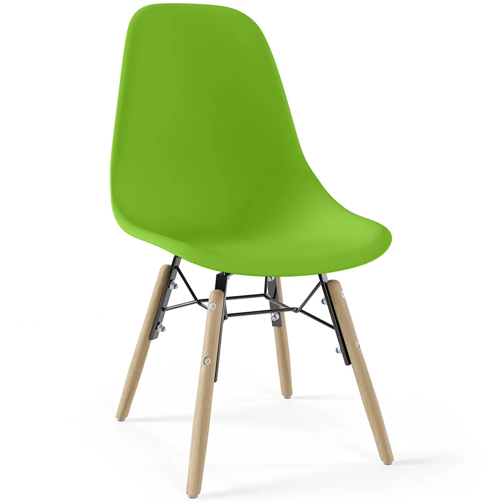 Sedia per Bambini - Design Scandinavo - Gambe in Legno - Skögur image 8