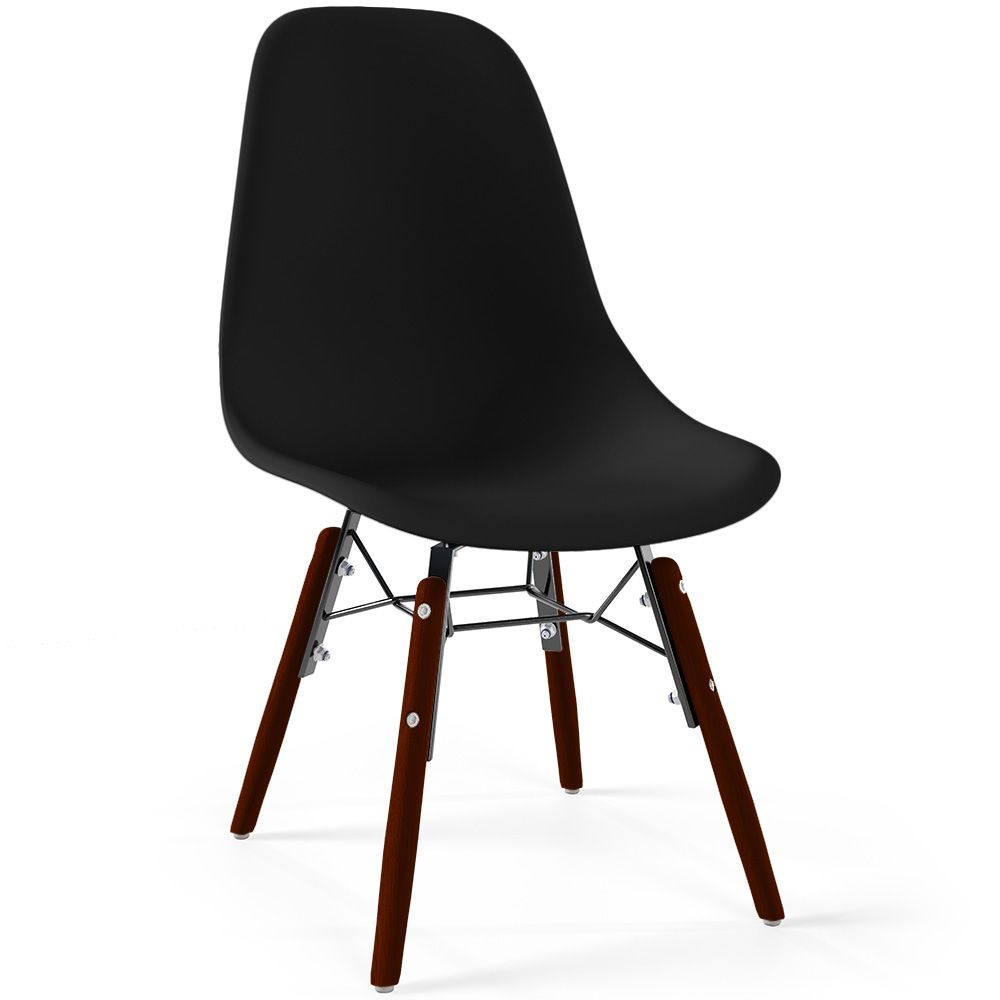 Sedie per Bambini - Design Scandinavo - Gambe in Legno Scuro - Skögur image 8
