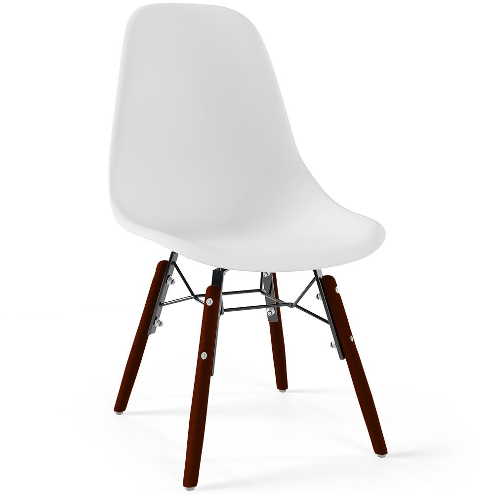Sedie per Bambini - Design Scandinavo - Gambe in Legno Scuro - Skögur image 8