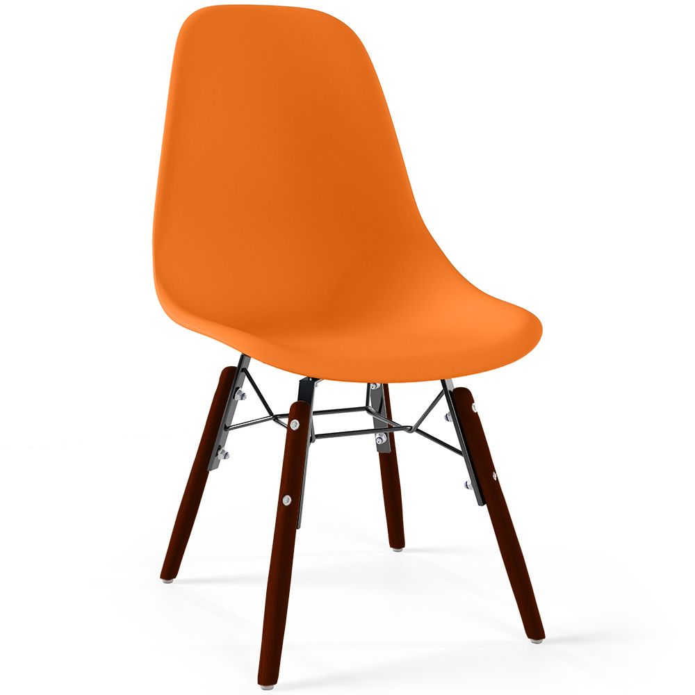 Sedie per Bambini - Design Scandinavo - Gambe in Legno Scuro - Skögur image 8