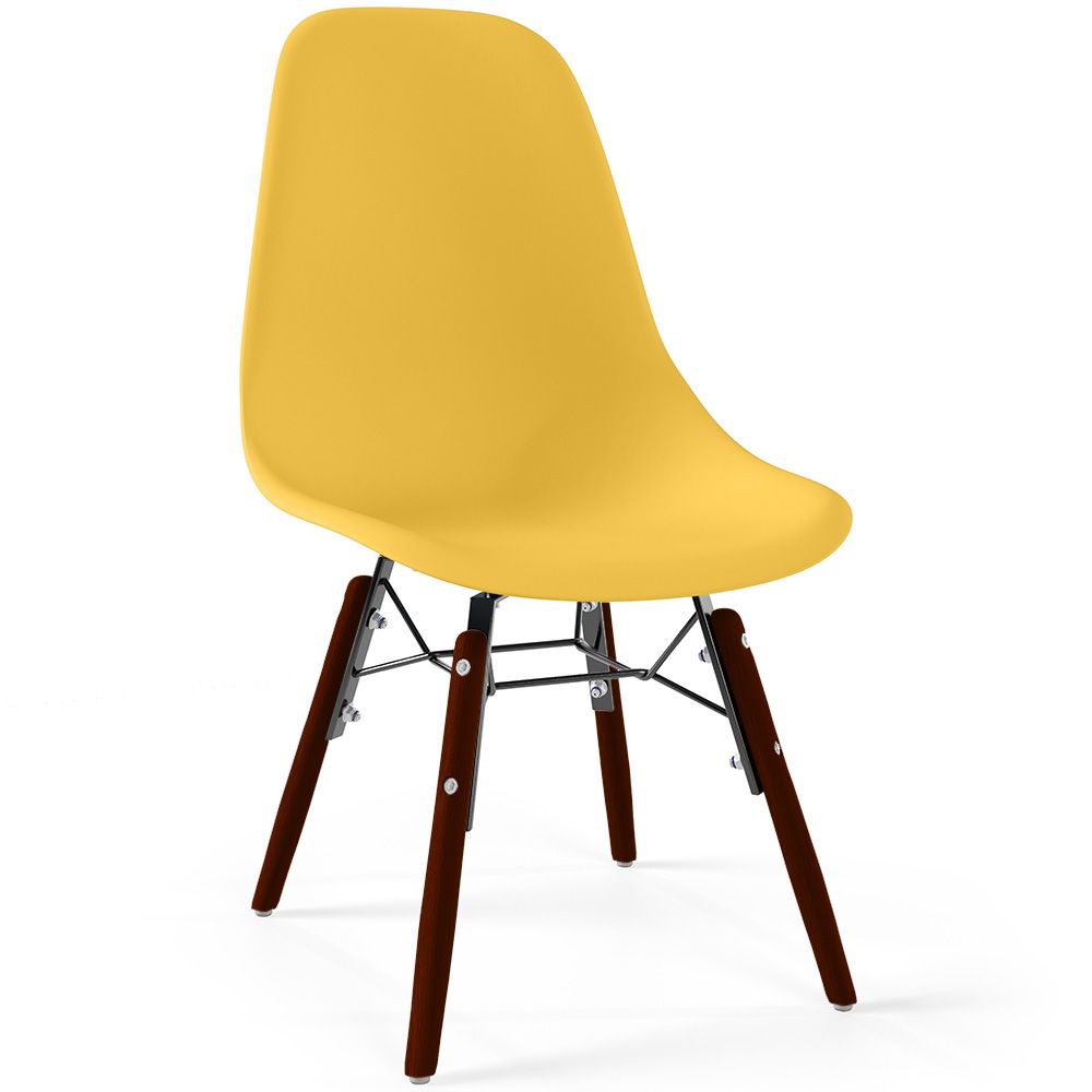 Sedie per Bambini - Design Scandinavo - Gambe in Legno Scuro - Skögur image 8