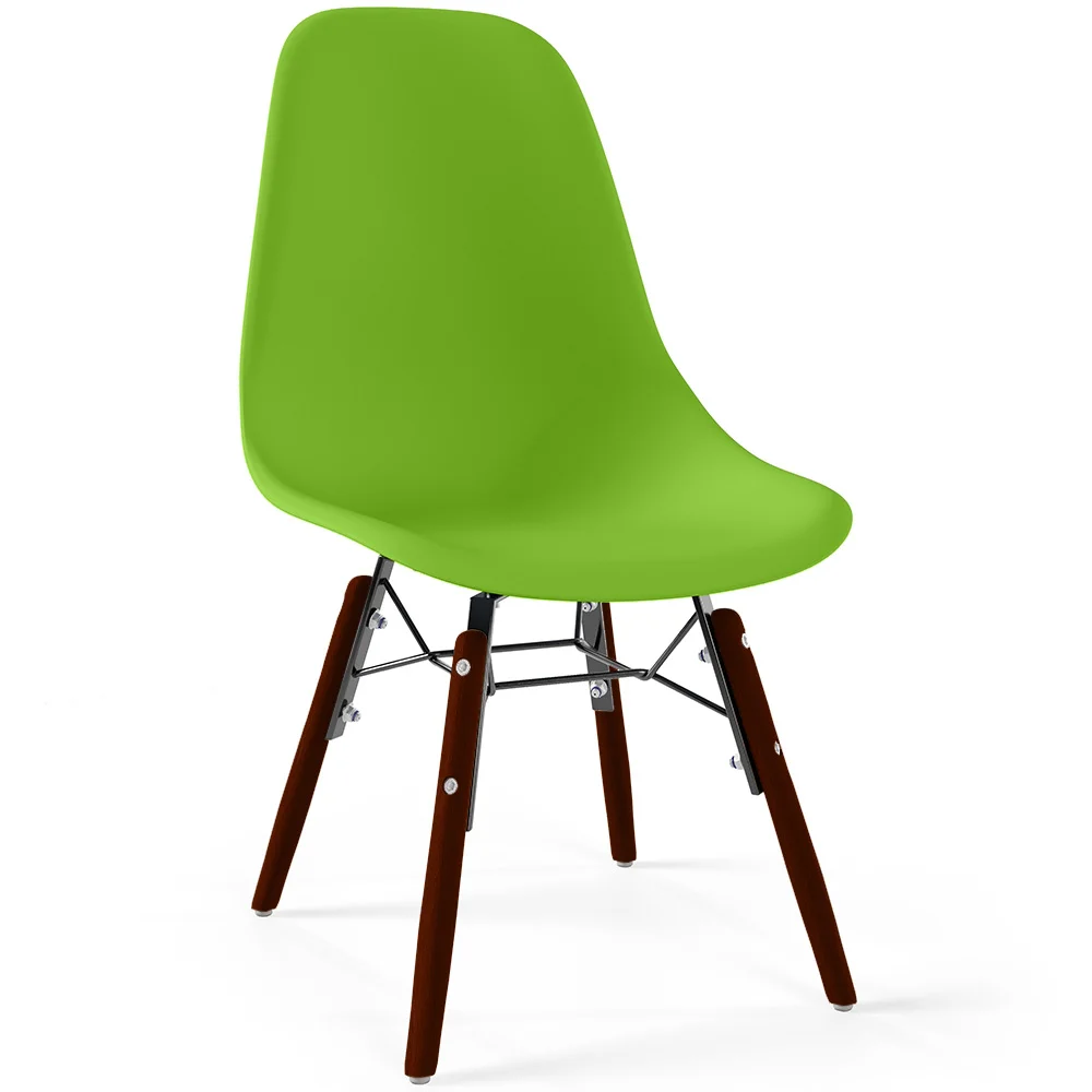 Sedie per Bambini - Design Scandinavo - Gambe in Legno Scuro - Skögur image 8