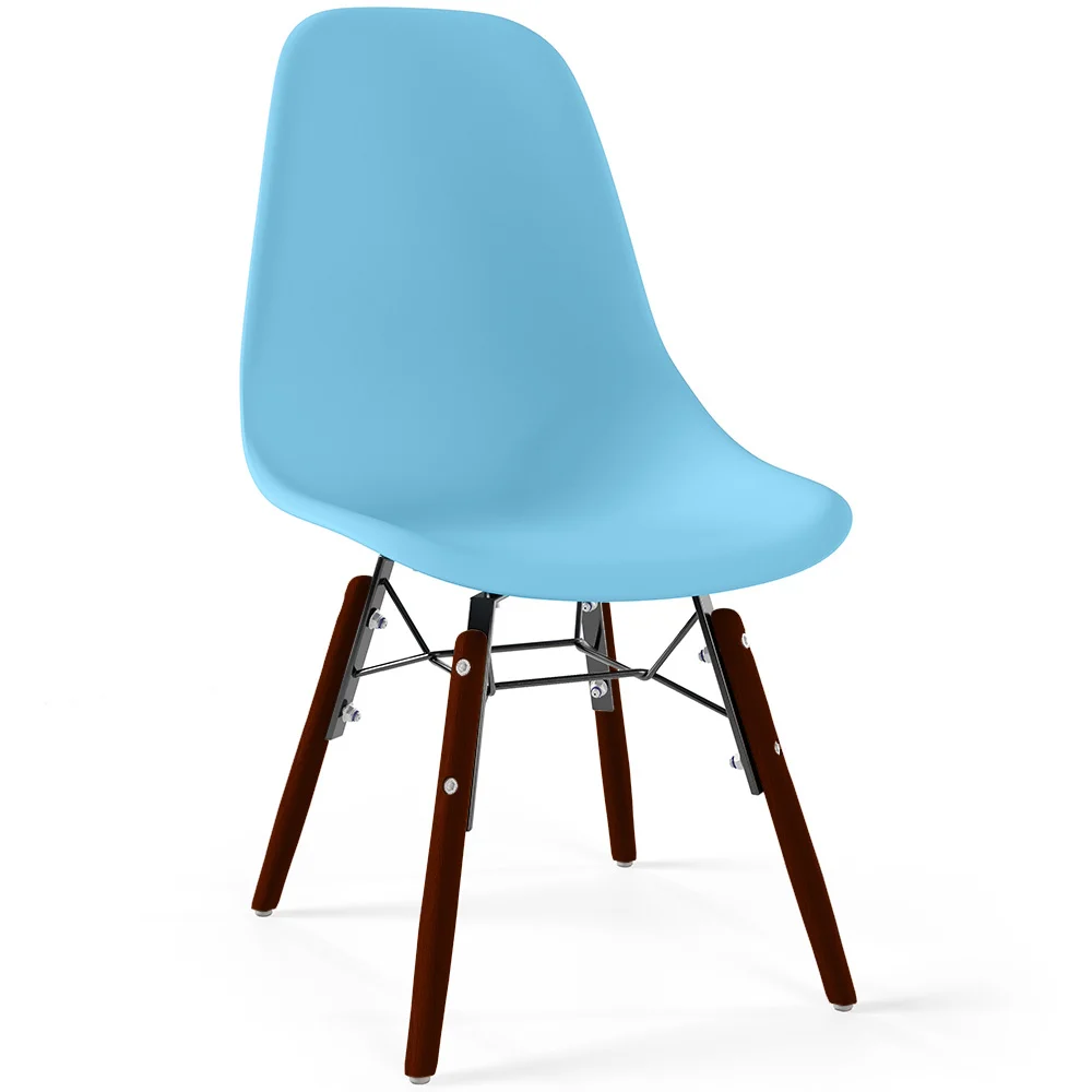 Sedie per Bambini - Design Scandinavo - Gambe in Legno Scuro - Skögur image 8
