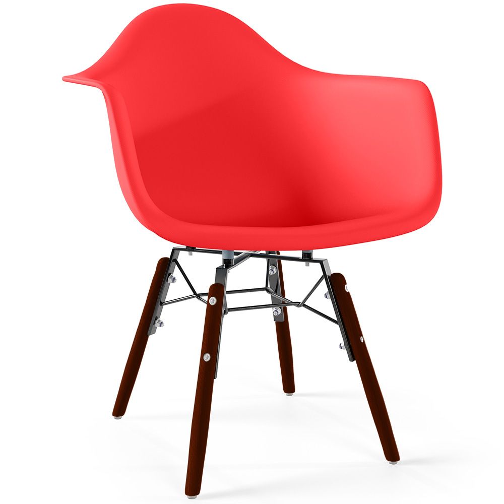 Sedie per Bambini - Design Scandinavo - Gambe in Legno Scuro - Nordika image 8