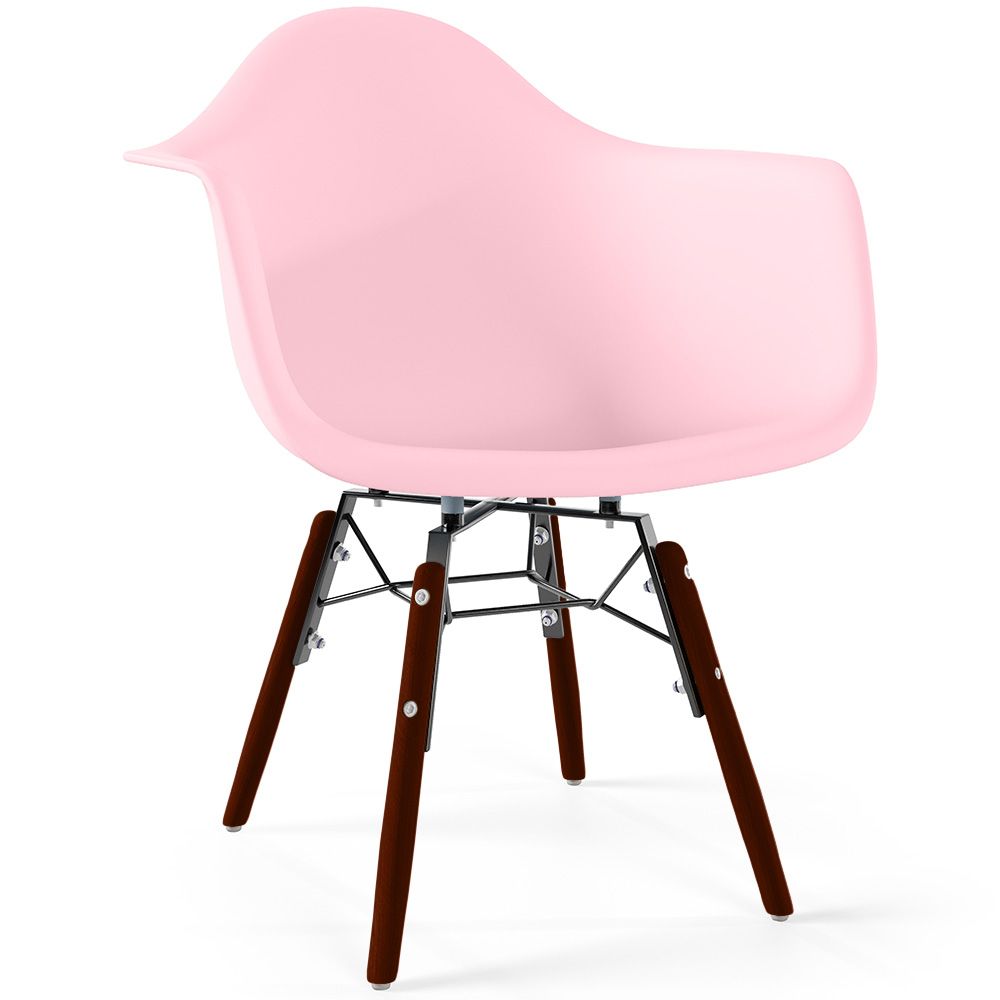 Sedie per Bambini - Design Scandinavo - Gambe in Legno Scuro - Nordika image 8