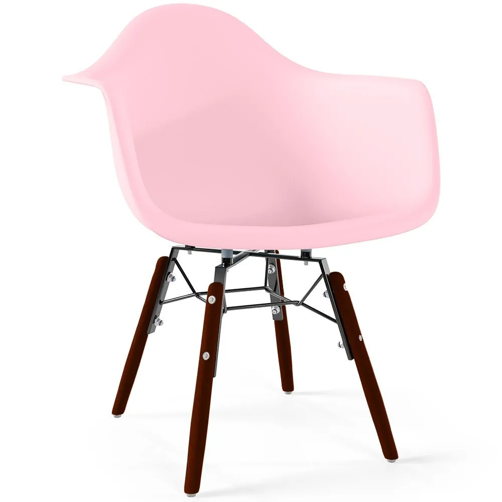 Sedia per bambini - Design scandinavo - Gambe in legno scuro - Nordika image 8