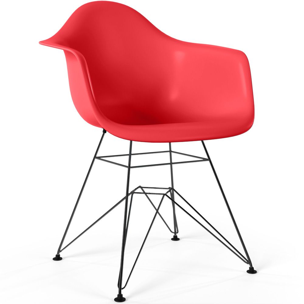 Sedia da Pranzo - Design Scandinavo e Gambe in Metallo Nero - Nordika image 8