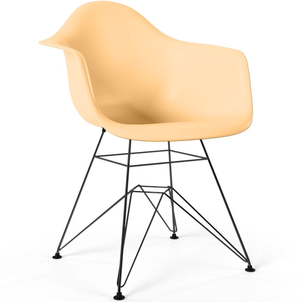 Sedia da Pranzo - Design Scandinavo e Gambe in Metallo Nero - Nordika image 8
