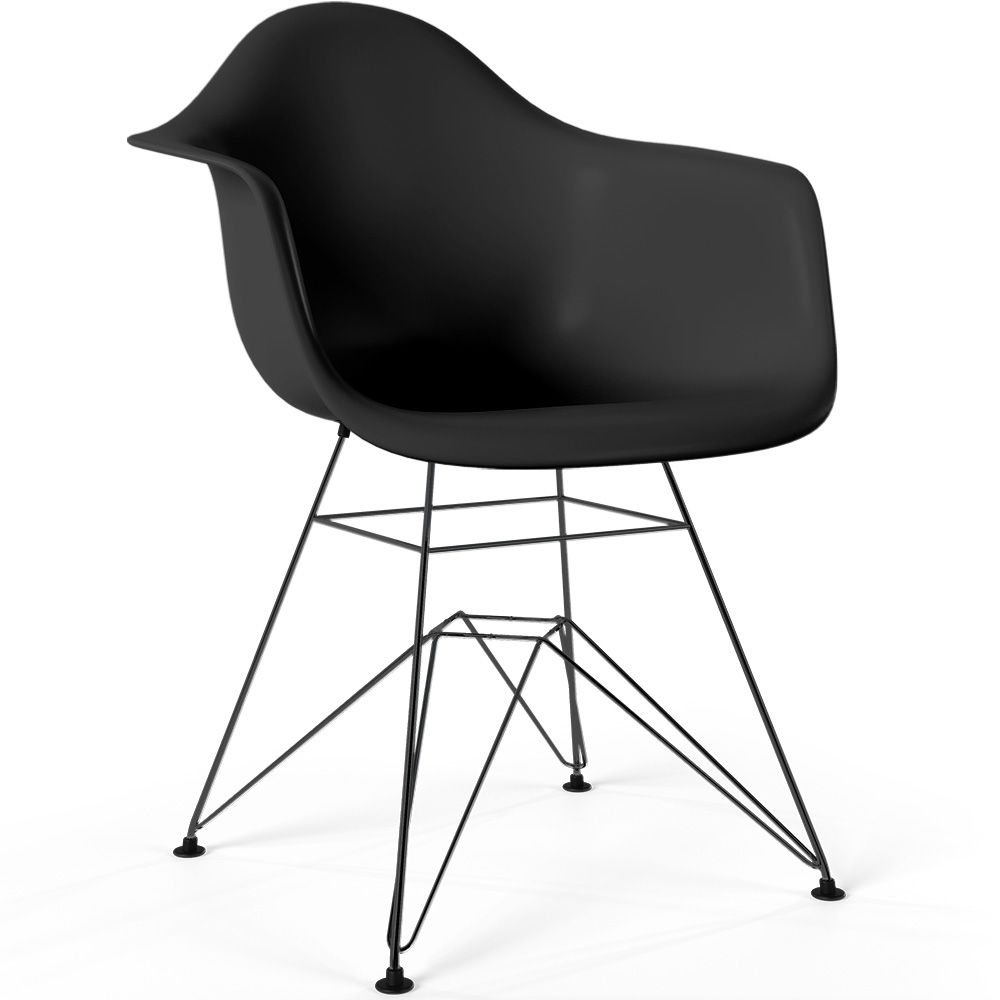 Sedia da Pranzo - Design Scandinavo e Gambe in Metallo Nero - Nordika image 8