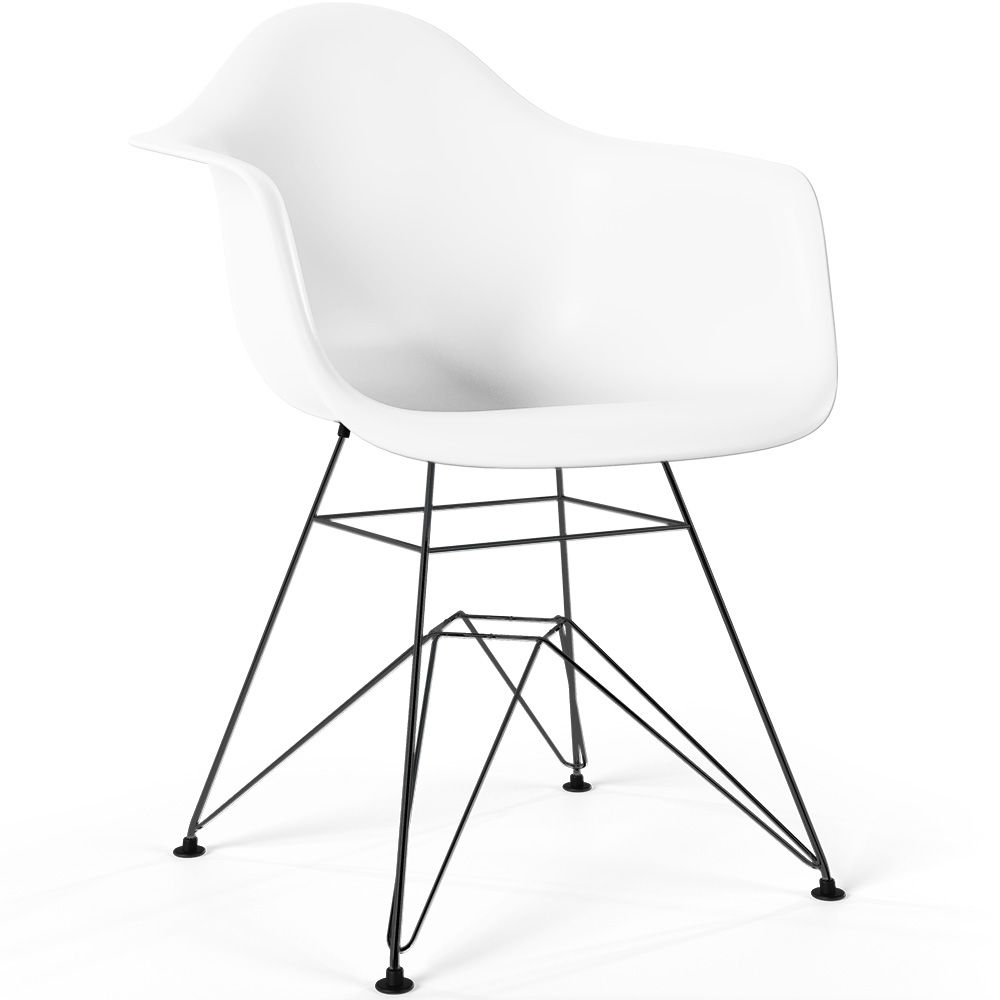 Sedia da Pranzo - Design Scandinavo e Gambe in Metallo Nero - Nordika image 8