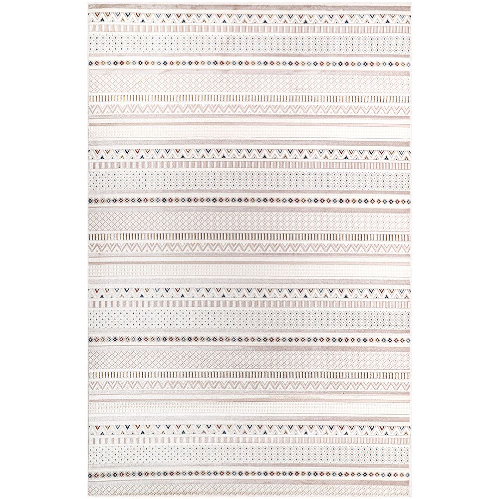 Grande Tappeto dal Design Contemporaneo e Moderno - Beige (290x200 cm) - Ferrum image 8