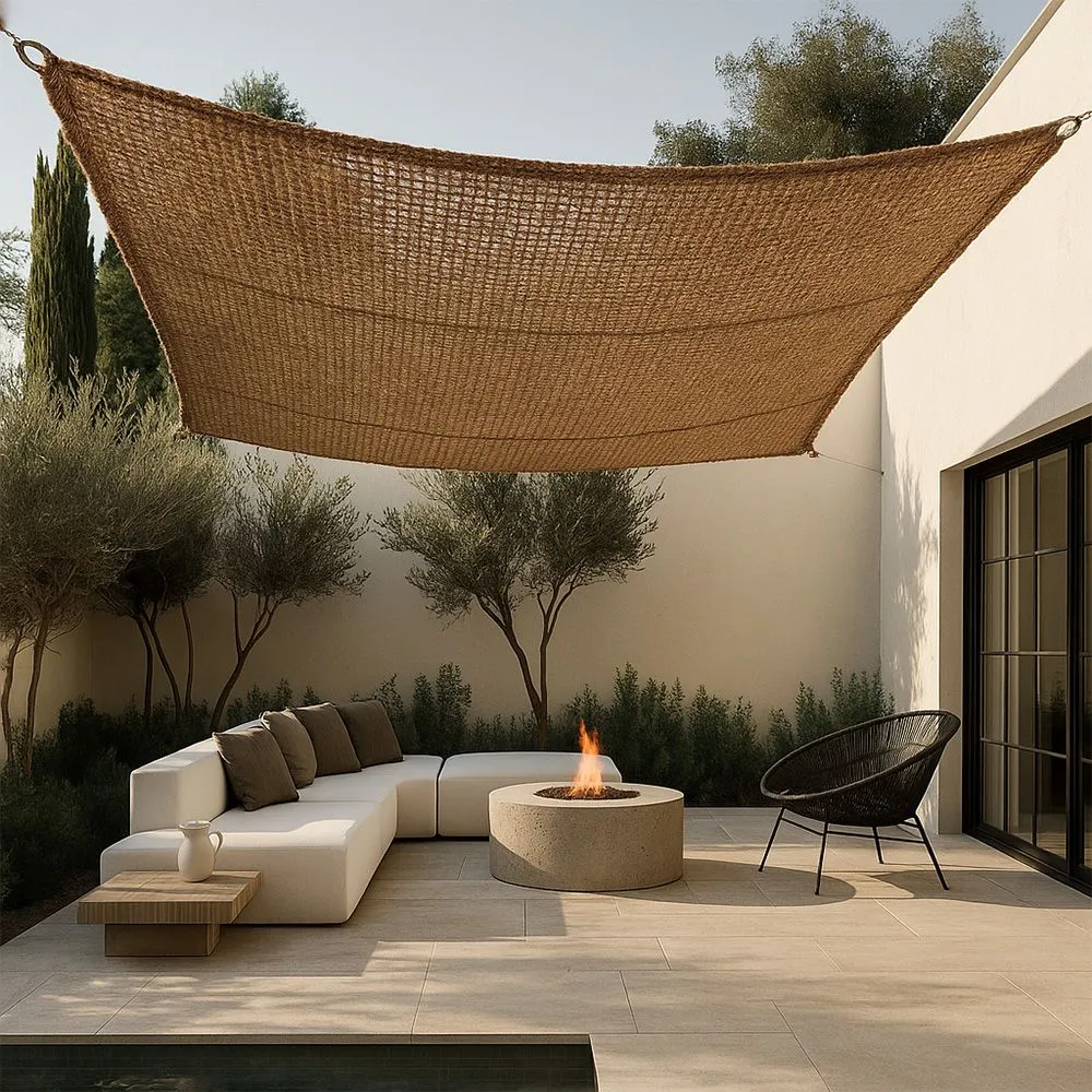 Tenda in fibra di cocco 2x4M - Vela ombreggiante 100% naturale image 8