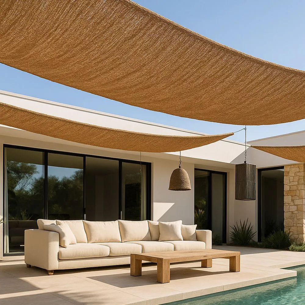 Tenda in fibra di cocco 20x1M - Vela ombreggiante 100% naturale image 8