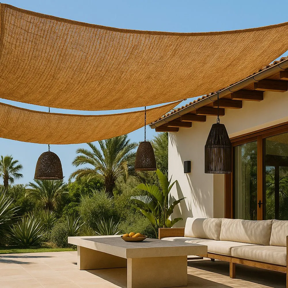 Tenda in fibra di cocco 10x1M - Vela ombreggiante 100% naturale image 8