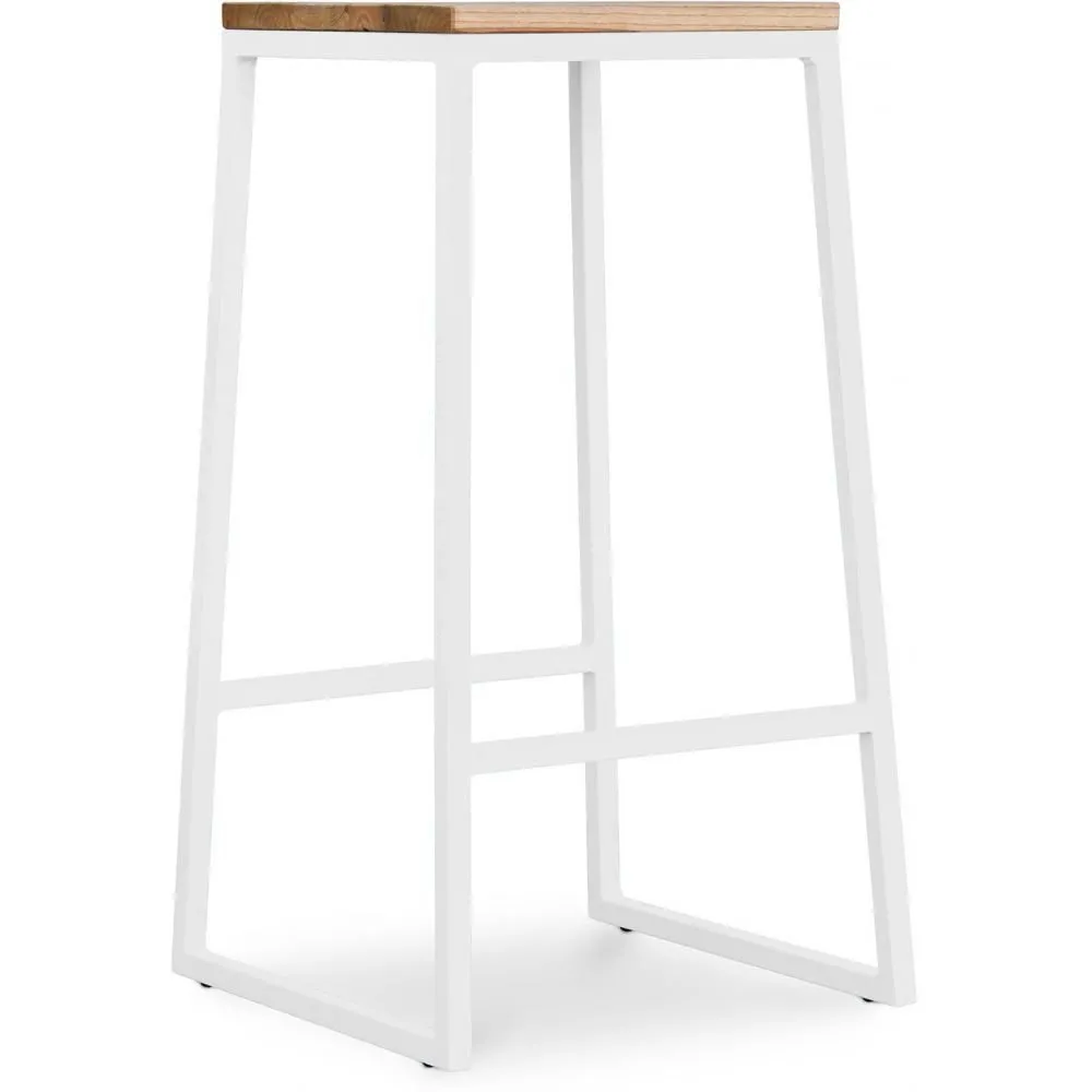 Sgabello da bar di design industriale - Legno e metallo - 76cm - Big Boy image 8