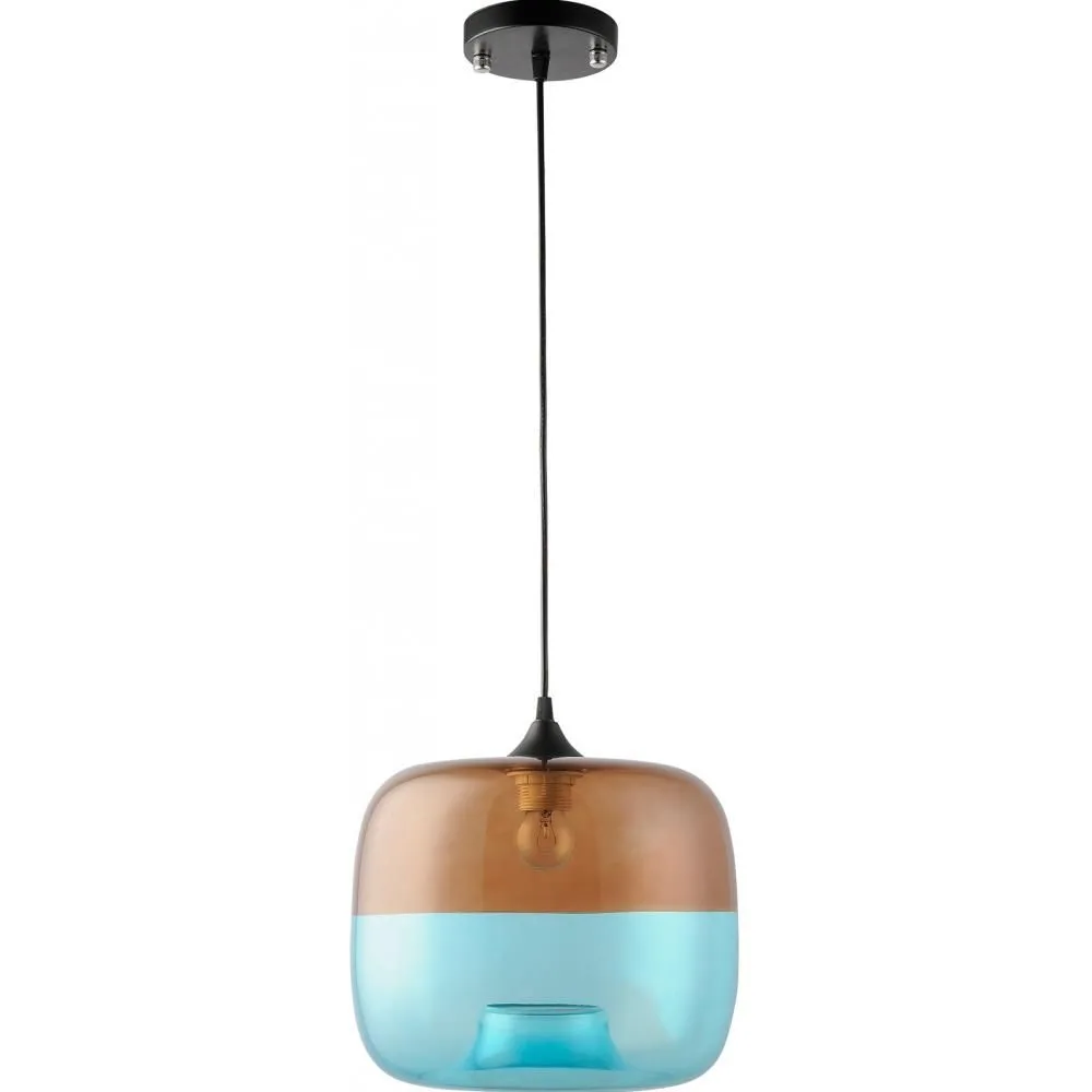 Lampada a sospensione in cristallo - Lampada a sospensione blu - Bluey image 8