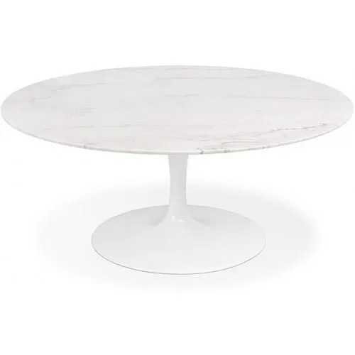 Tavolo da pranzo rotondo in marmo - 90cm - Tuli image 8