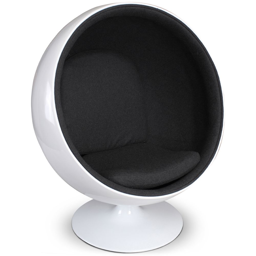 Poltrona design sfera - Rivestita in tessuto - Batton image 8