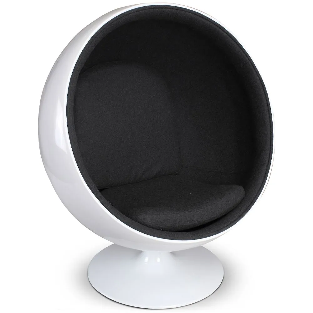 Poltrona design sfera - Rivestita in tessuto - Batton image 8