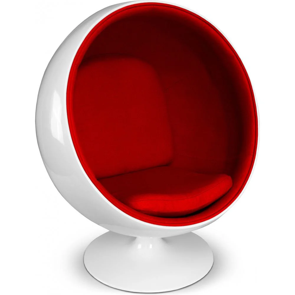 Poltrona design sfera - Rivestita in tessuto - Batton image 8