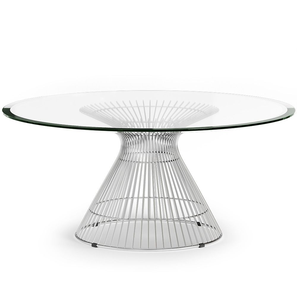 Tavolino da salotto rotondo - Design in vetro - Barrel image 8