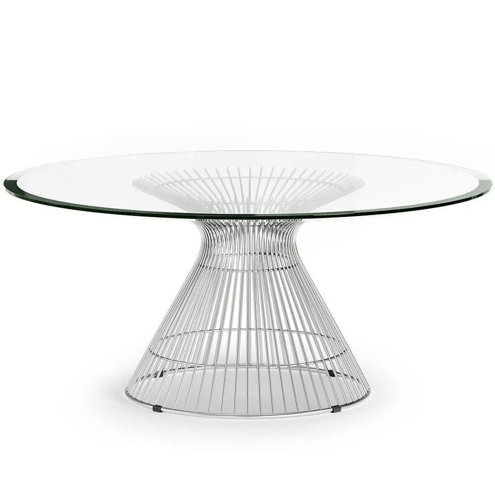 Tavolino da salotto rotondo - Design in vetro - Barrel image 8