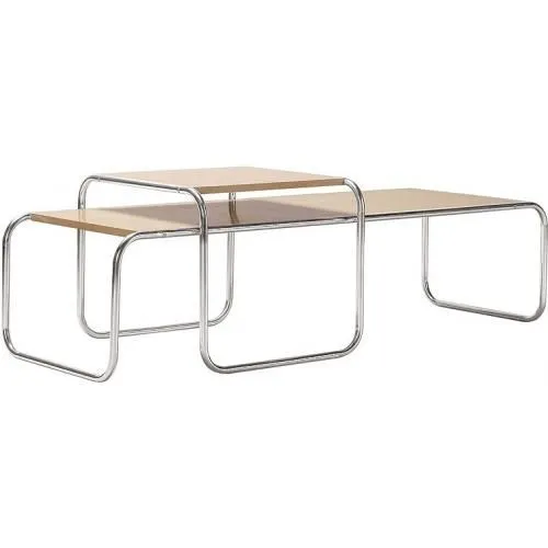 Set di 2 tavolini da salotto - Legno e metallo - Lacky image 8