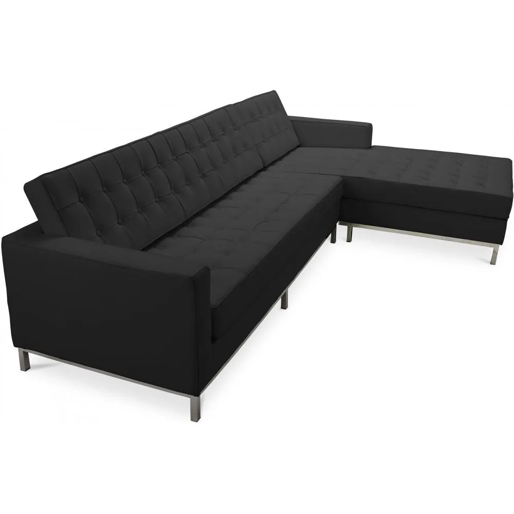 Chaise Longue di Design - Rivestimento in Pelle - Destra - Sama image 8