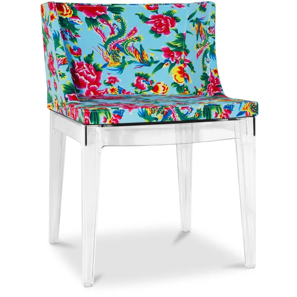 Sedia da pranzo - Gambe trasparenti - Design a motivi - Mademoiselle image 8