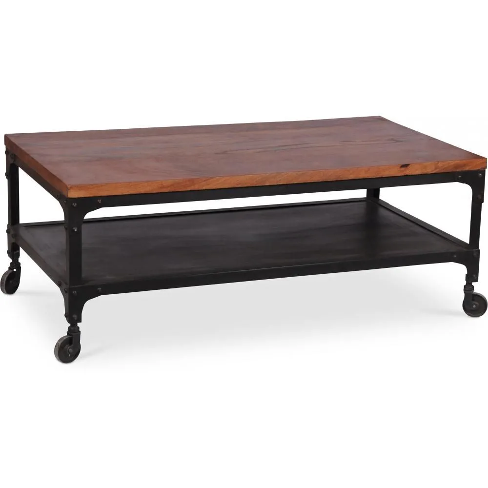 Coffee table vintage industriale metallo image 8