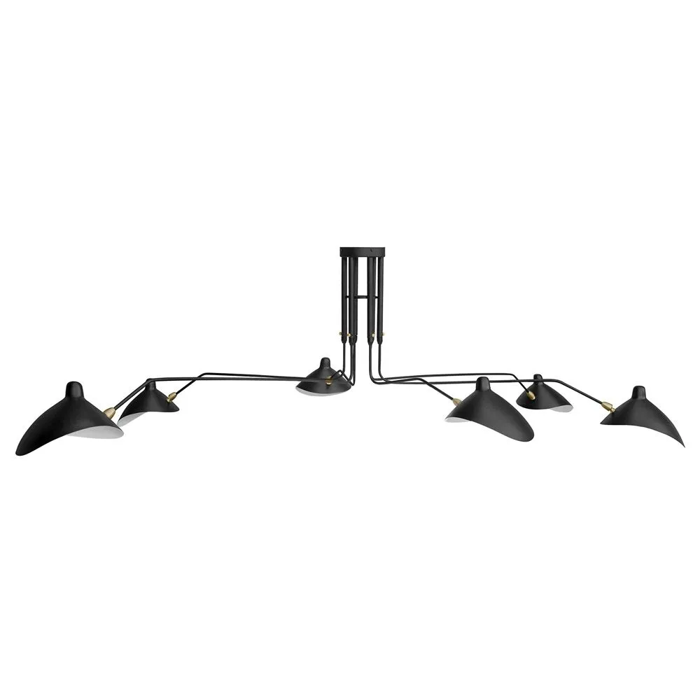 Lampada da soffitto - Lampada flessibile - 6 bracci - George image 8