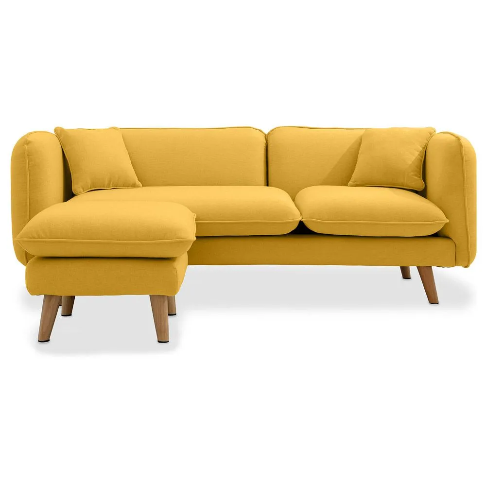 Chaise Longue in Lino - Stile Scandinavo - Vriga image 8