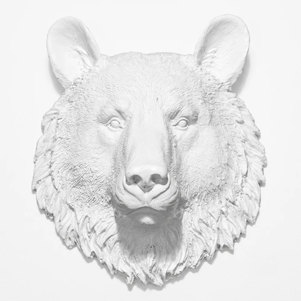 Decorazione da Parete - Testa di Orso Bianco - Uka image 8