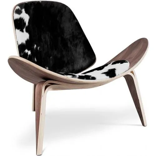 Poltrona di Design - Stile Scandinavo - Rivestita in Pony - Lucy image 8