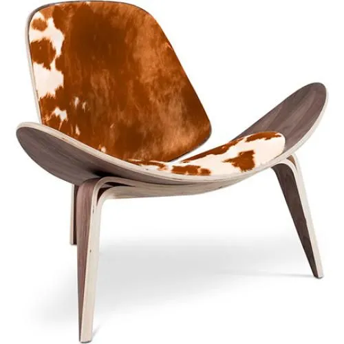 Poltrona di Design - Stile Scandinavo - Rivestita in Pony - Lucy image 8