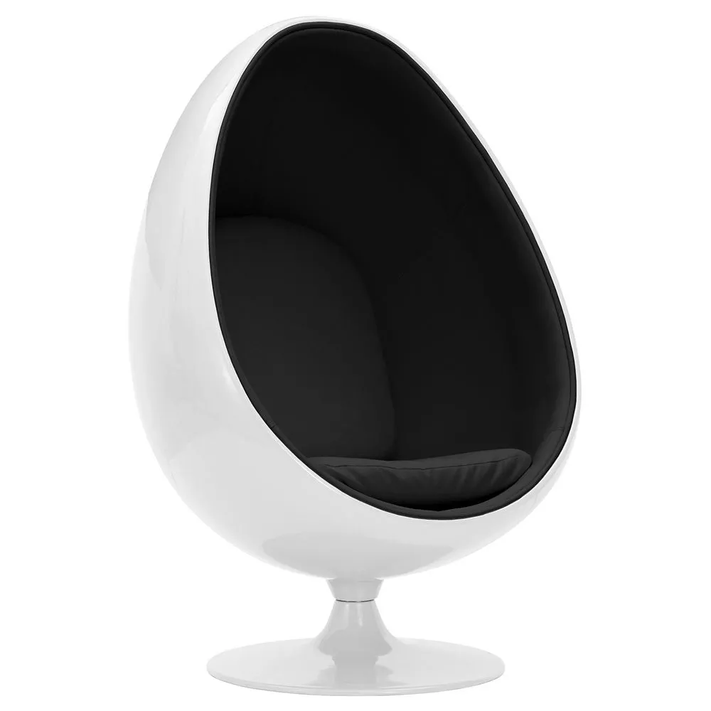 Poltrona di Design a Forma di Uovo - Rivestita in Tessuto - Eny image 8