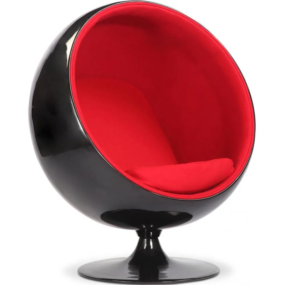 Poltrona di Design a Palla - Rivestita in Tessuto - Baller image 8