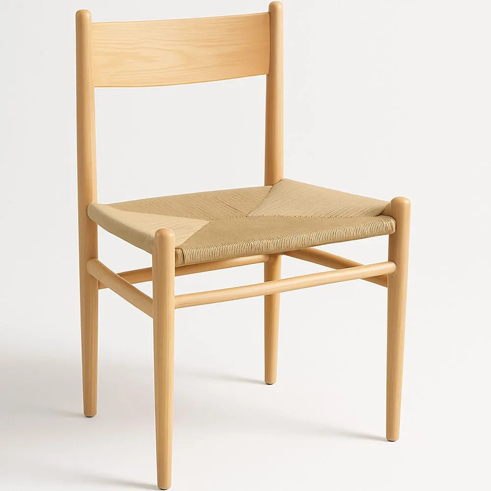 Sedia da pranzo in legno - Design retrò - Cawi image 8